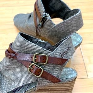 Blowfish Canvas Wedge Sandal